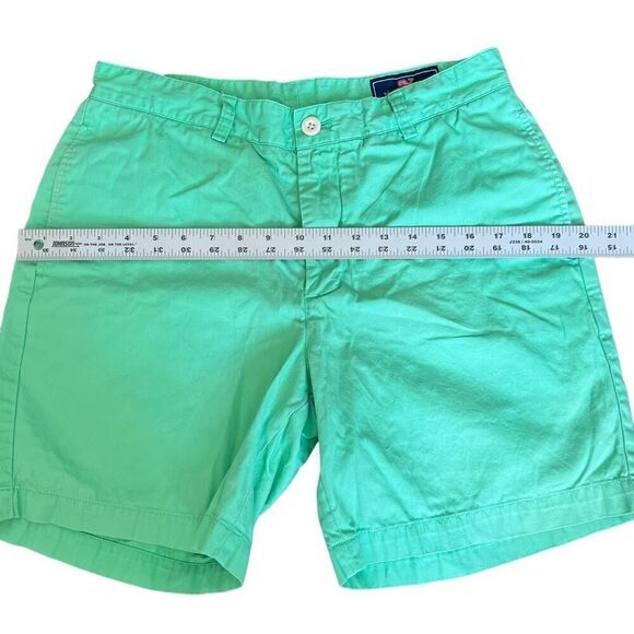 Vineyard Vines Men’s 32 Breaker Aqua‎ Flat Front Preppy Chino Shorts 100% Cotton - Picture 6 of 8